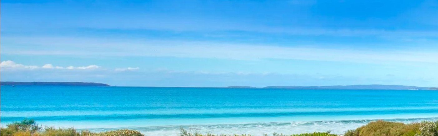 Beachfront outlook at a Professional Holiday Homes property
